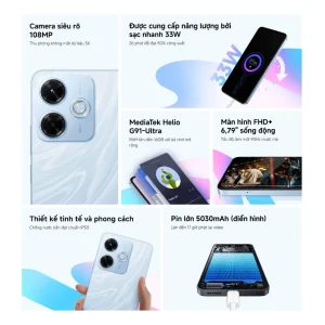 Điện Thoại Xiaomi Redmi 13X 6GB 128GB Chính Hãng BH 18 Tháng