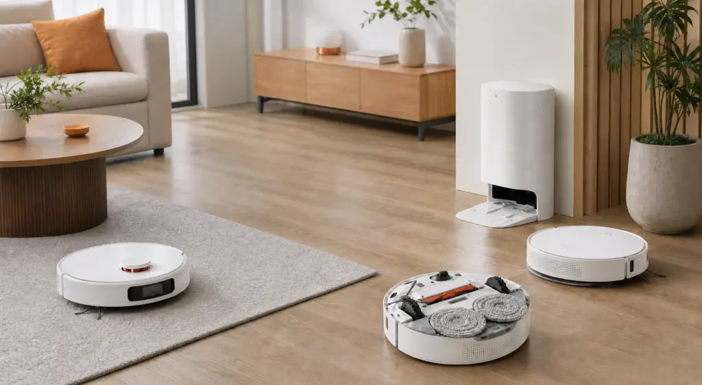 So sánh 4 robot hút bụi Xiaomi: S40C, S40, H40, S20+
