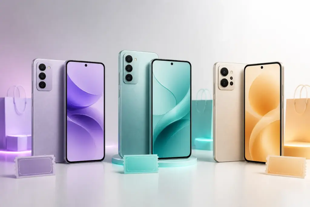 Top 3 điện thoại tầm 8 triệu sau voucher: Galaxy A57, Redmi Note 15 Pro hay OPPO A6t Pro?